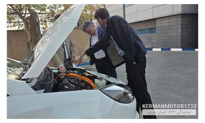 بازدید مدیرعامل کرمان موتور از سدان هیبرید ملی ایگل | KMC EAGLE HEV